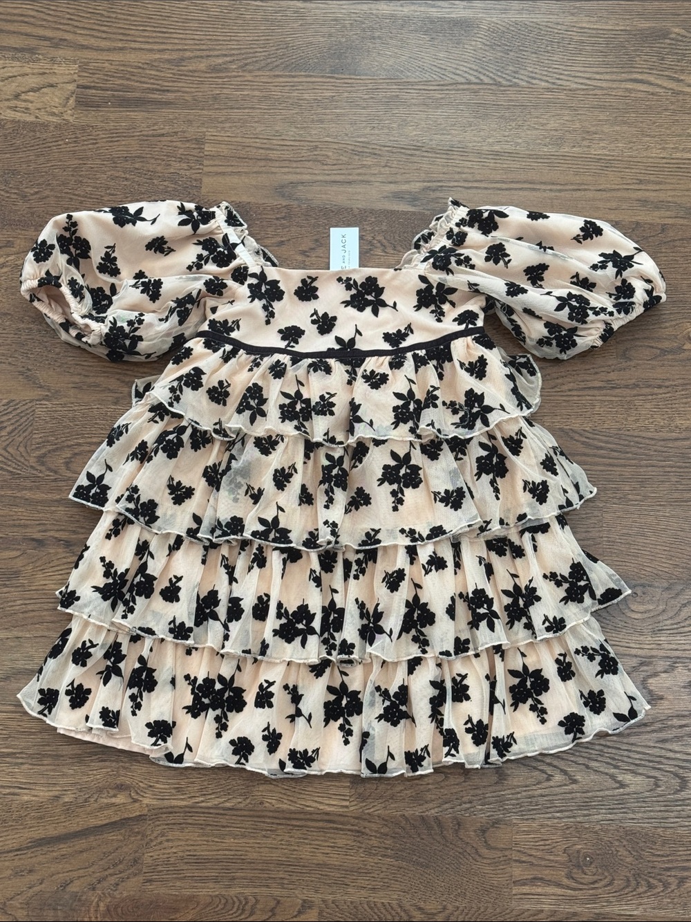 Janie And Jack New With Tags The Grand Entrance Dress Almond Latte Floral